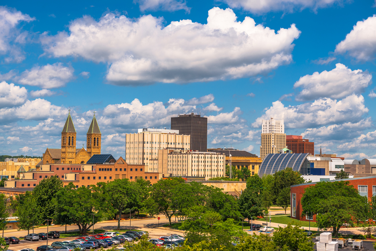 Panoramic Image of Akron, OH